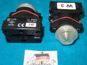 Pilot lights lights promet - L22Wb/24V/W3